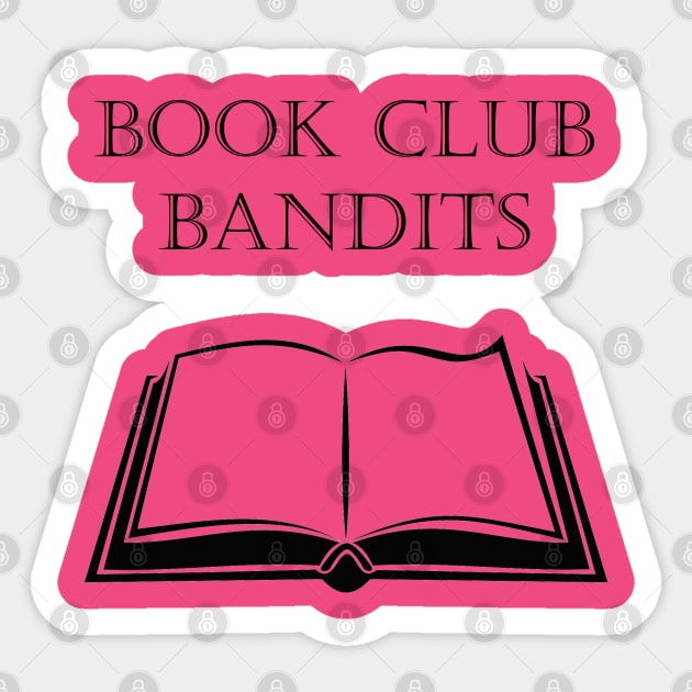 BOOK CLUB BANDITS Sticker by DESIGNSBY101